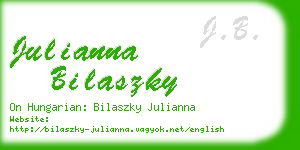 julianna bilaszky business card